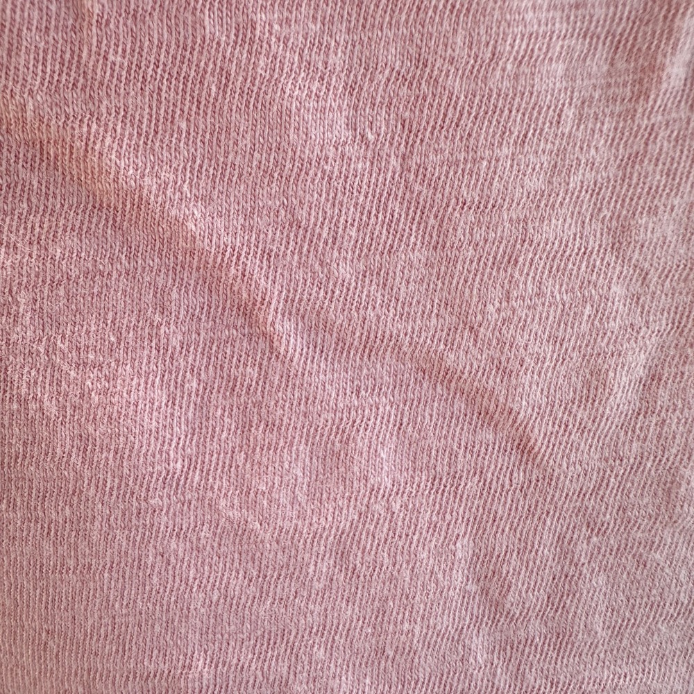 MISSLOOK Tee Shirt Pink V-Neck Top Casual Basic Cotton Blend Travel Small - Picture 4 of 8